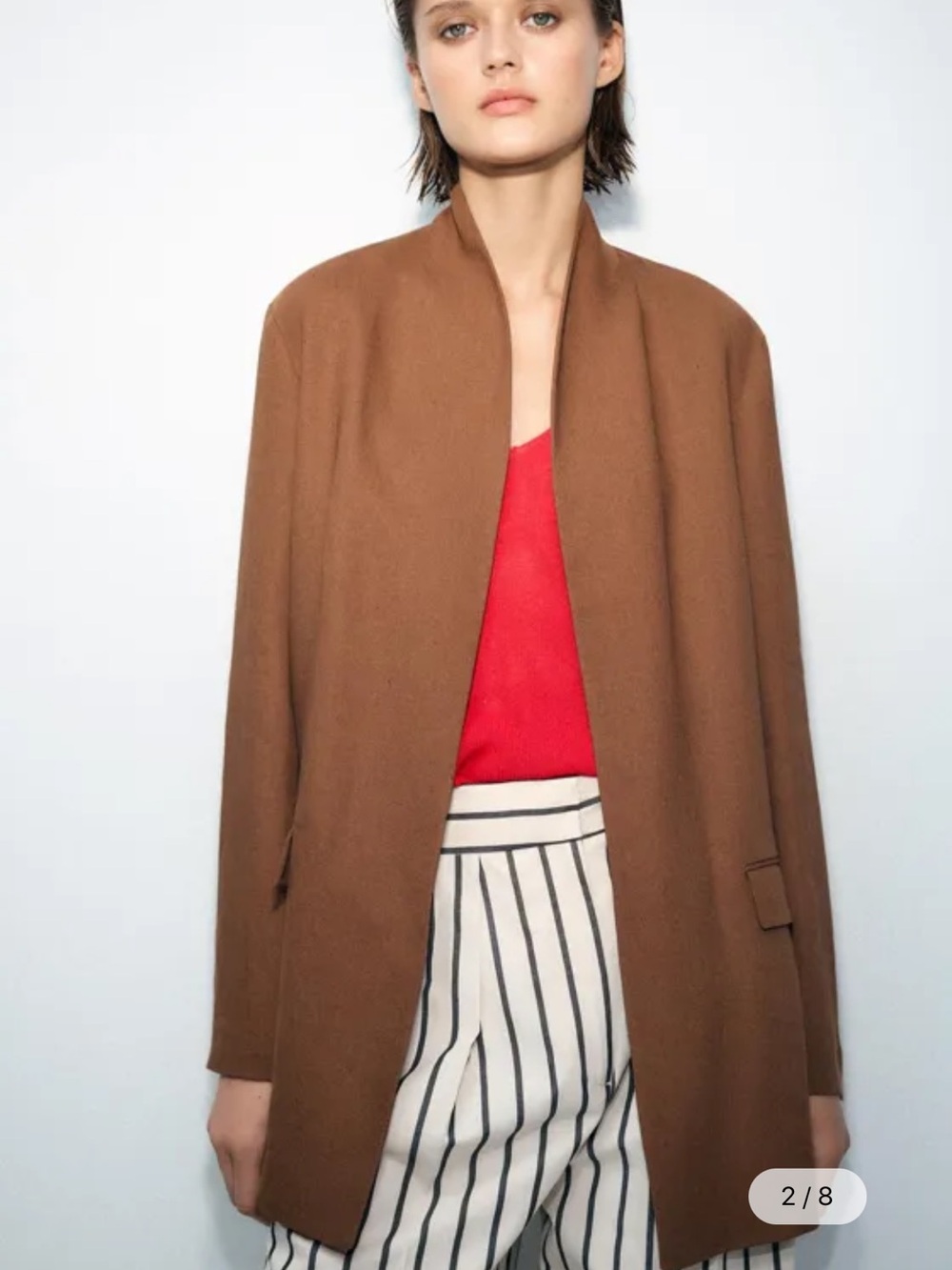 Zara Linen Blend Blazer